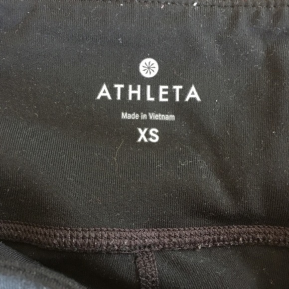 Athleta Criss Cross Elation Crop Leggings Black XS - Picture 4 of 5
